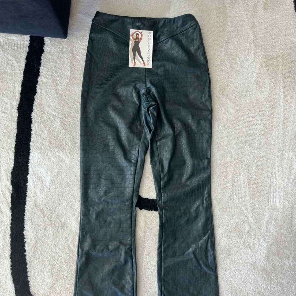 Naked wardrobe snake skin pants